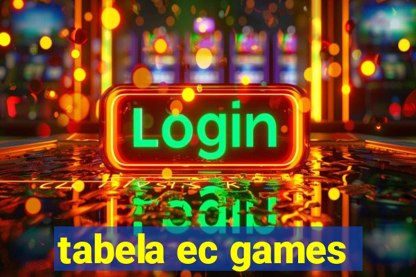 tabela ec games